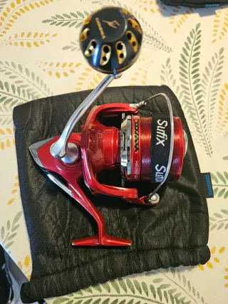 Carretes Shimano Fliegen SD 2013 pintados en rojo