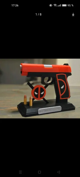 Réplica Pistola Deadpool Bang Bang