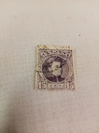 Francobollo Spagna 15 Centesimi