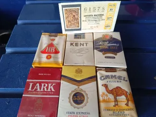 Lote Antiguo Cigarrillos HB, Kent, Rothmans, Lark,