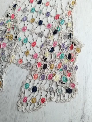 Chaleco River Island Crochet Multicolor