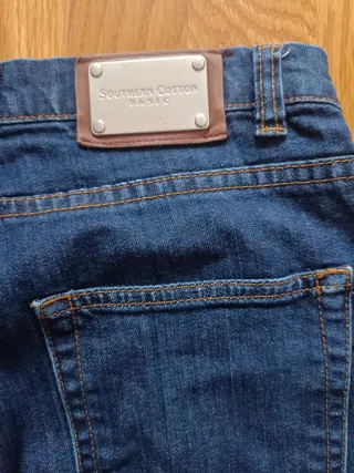 Pantalón vaquero mujer Southern Cotton azul