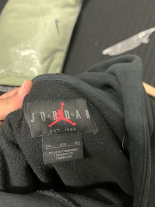 Sudadera Nike Air Jordan Negra