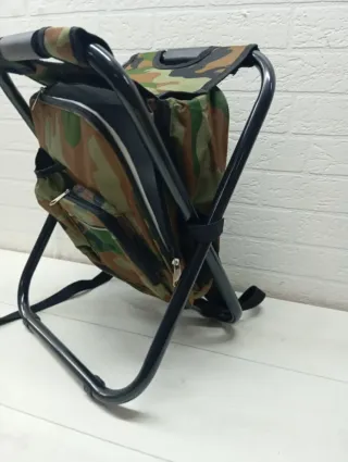Taburete plegable camping camuflaje
