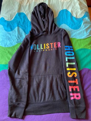 Sudadera Hollister Talla M Negra
