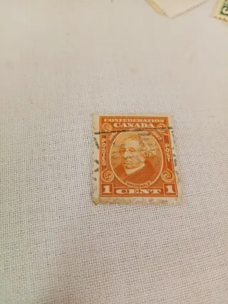 Francobollo Canada 1 Cent Confederation