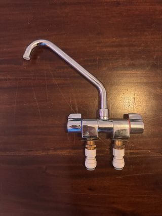 Grifo plegable camper cromado