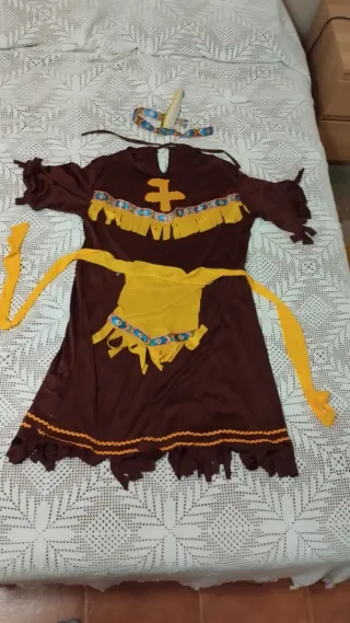 Disfraz India Americana Talla Única