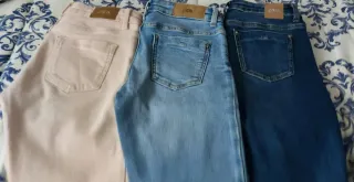 Vaqueros Zara Azules (3 unidades)