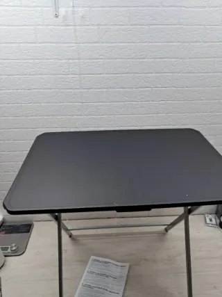 Mesa Auxiliar Plegable Negra Lifetime