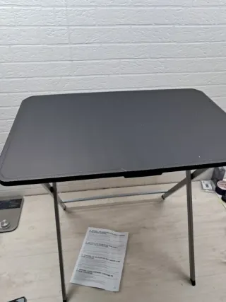 Mesa Auxiliar Plegable Negra Lifetime