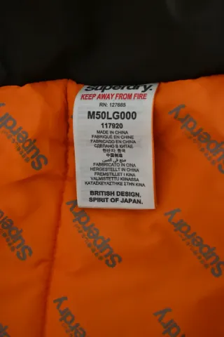 Abrigo Superdry L MTN Marrón Naranja
