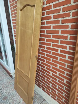 Puerta de habitación color haya