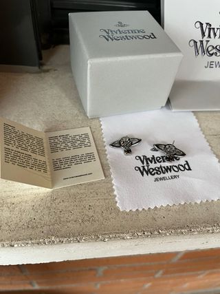 Pendientes Vivienne Westwood Orbita Plata