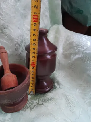 Set Mortaio e Pestello Legno