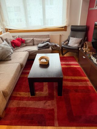 Alfombra de lana de alta calidad.