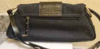 Borsa Guess nera monogram