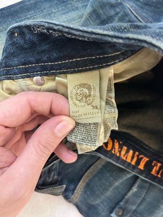 Diesel Jeans Uomo Vintage W32 Blu