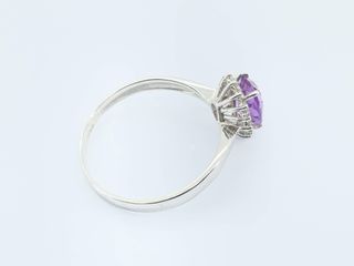 anillo oro 18k con piedra con sin piedra,amatista,diamante