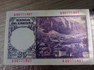 25 Pesetas 1946 Serie A