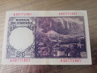25 Pesetas 1946 Serie A