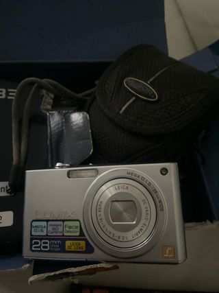 Cámara Panasonic Lumix FX33 con funda