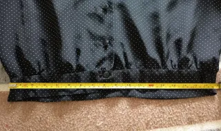 Camisa chaqueta bomber vintage negra con lunares