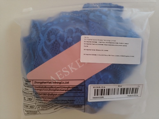 Body de encaje azul Talla L