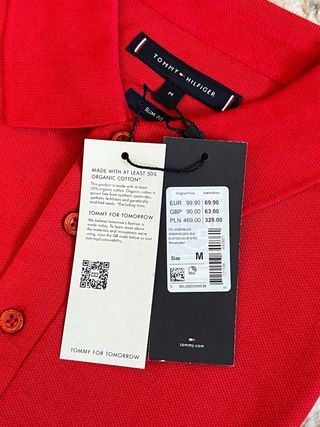 Polo Tommy Hilfiger Rosso Taglia M