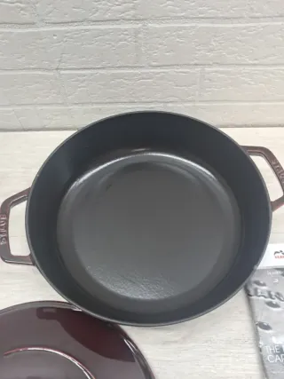 STAUB Rustidera chistera de Hierro Fundido 28 cm