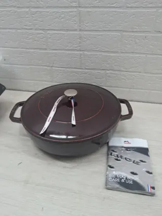 STAUB Rustidera chistera de Hierro Fundido 28 cm