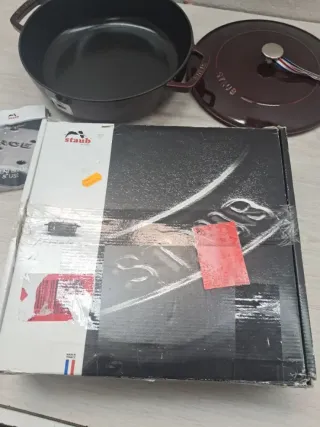 STAUB Rustidera chistera de Hierro Fundido 28 cm