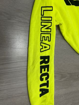 Sudadera Linea Recta Amarilla