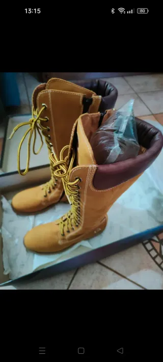 Stivali alti NeroGiardini in Nabuk - Stile Militar