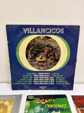 4 Vinilos LP y Single Villancicos Españoles