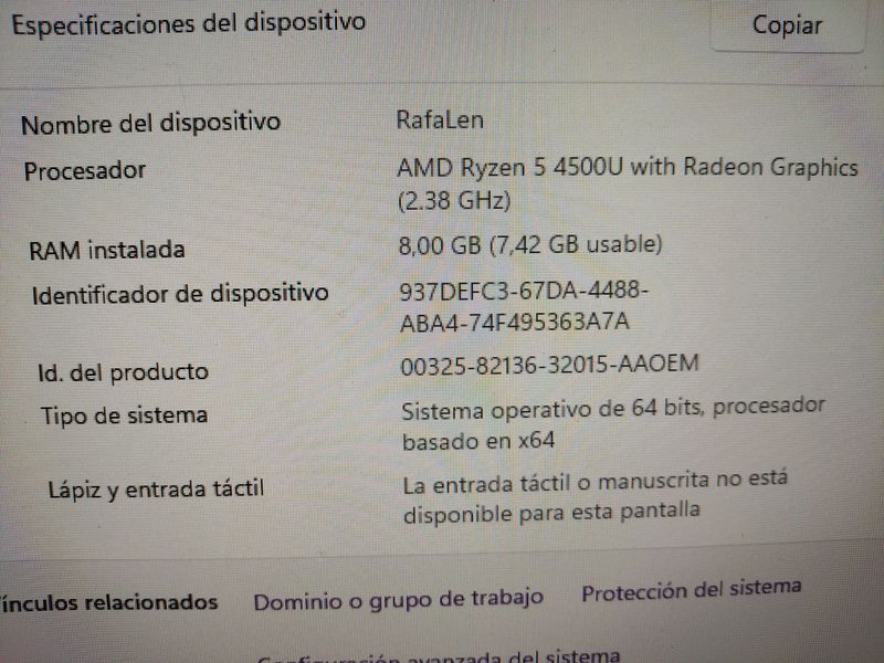PC Lenovo Todo en Uno Ryzen 5 afbeelding 10