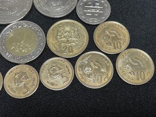 Lote 13 monedas Árabes distintos países