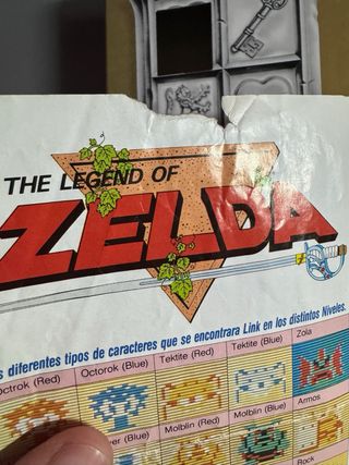 The Legend of Zelda Nintendo NES PAL ESP