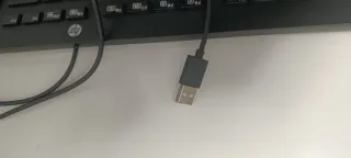 Teclado HP USB Delgado Negro