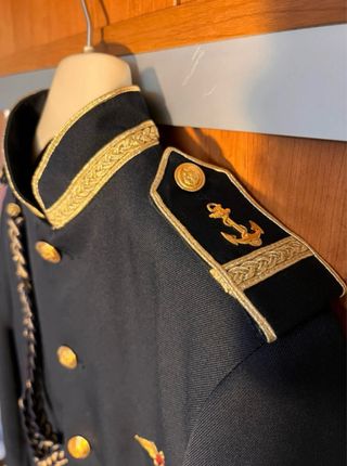 Traje Marinero Comunión Azul y Dorado
