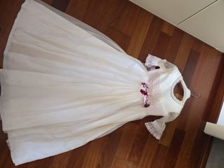 Vestido Primera Comunión TIZAS Niña Talla 12