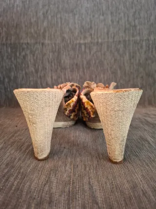 Zoccolo donna Luigi Cotti marrone multicolor