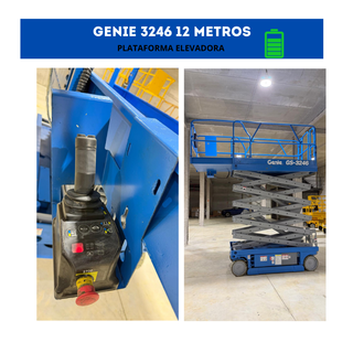 Plataforma Elevadora electricq Genie 3246 12 mtrs
