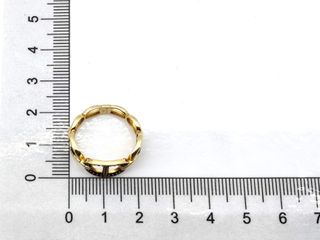 sortija oro 18k con piedra con circonita t. 17 (18,16 mm)