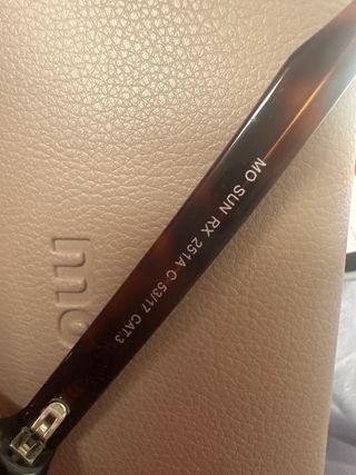 Gafas de sol graduadas beige polarizadas