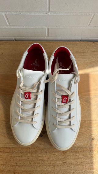 Zapatillas El Ganso x Acciona Blancas y Rojas