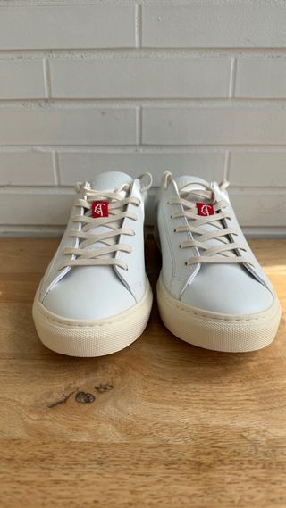 Zapatillas El Ganso x Acciona Blancas y Rojas