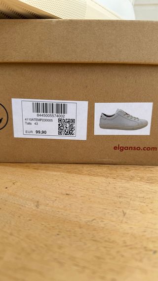 Zapatillas El Ganso x Acciona Blancas y Rojas