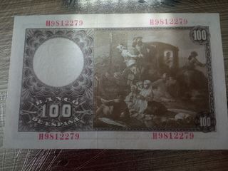 Billete 100 pesetas 1948 Bayeu