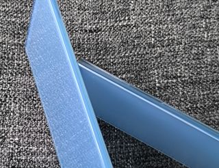 Pack de dos baldas de vidrio en color azul